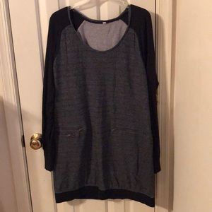 XL knee length sweatshirt dress